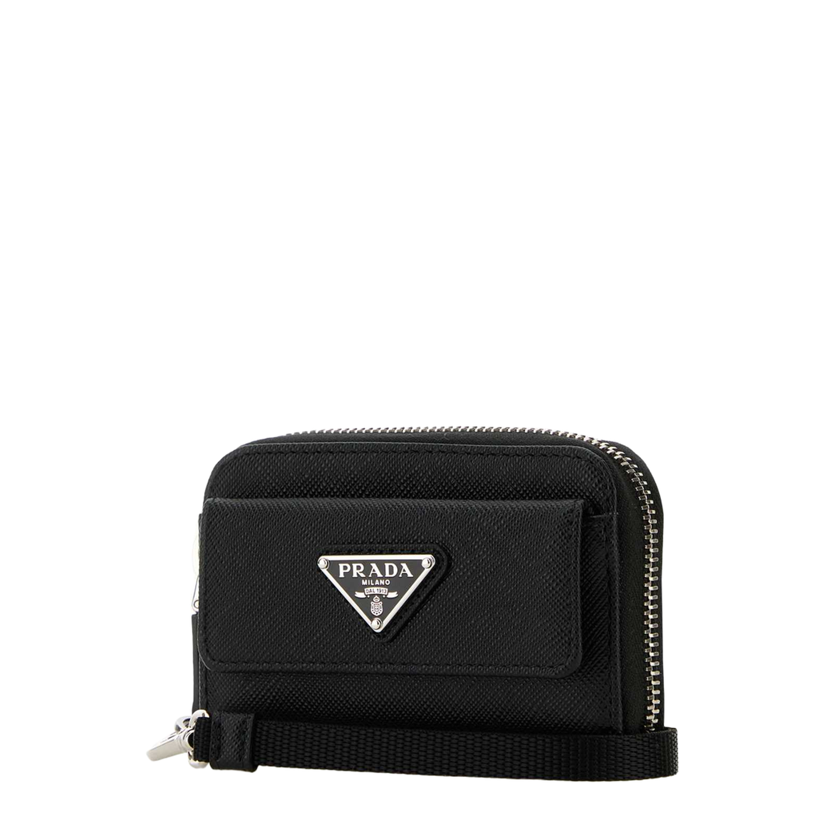 Black Saffiano Leather Coin Purse