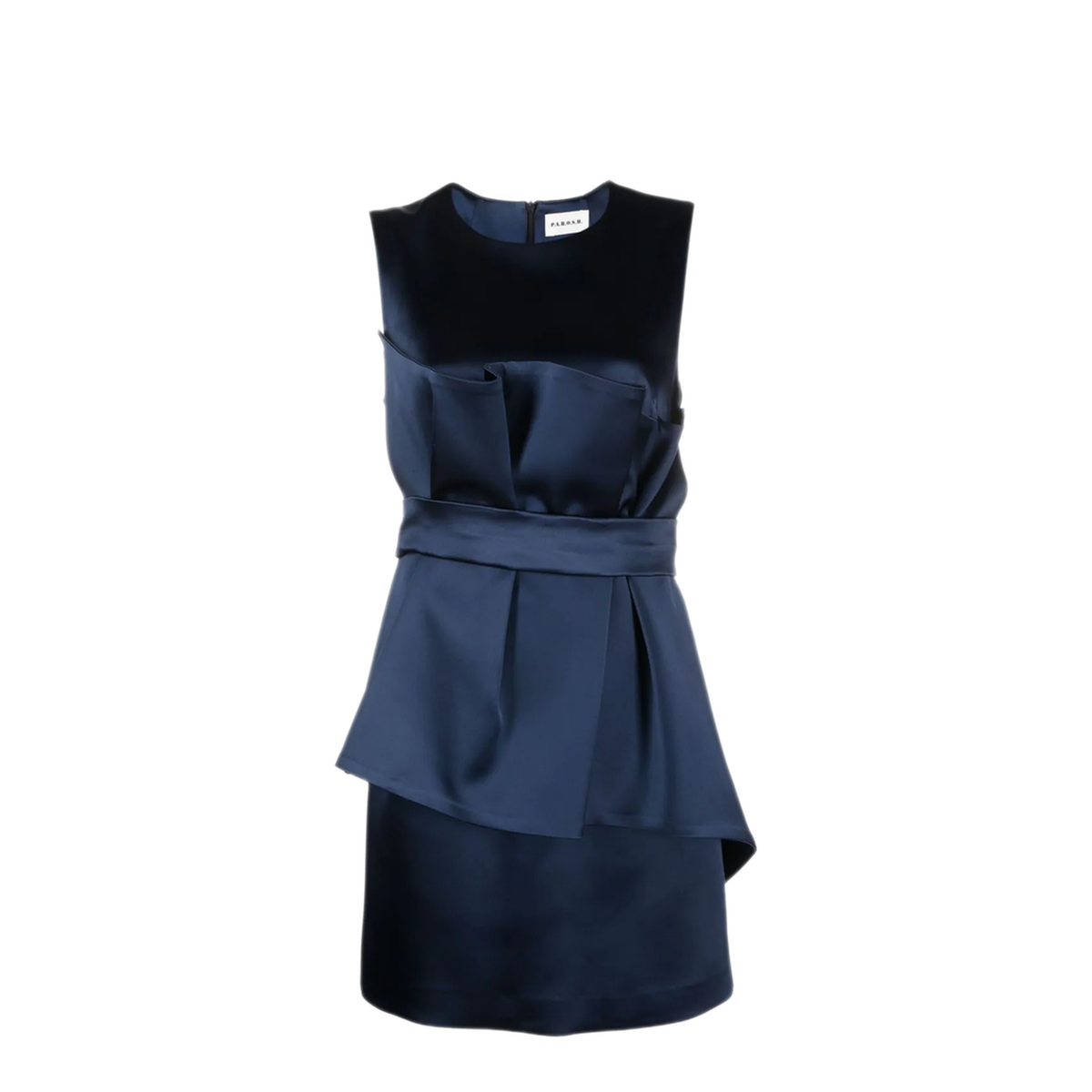 MAYFEYR - Parosh - Satin Belted Sleeveless Minidress - D731304ALIX23012