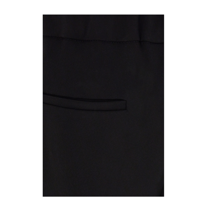 Black Silk Trousers