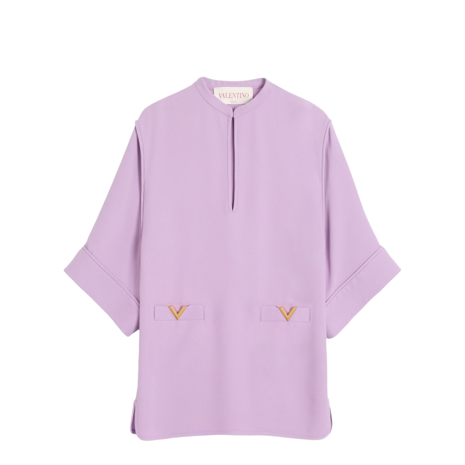 VLogo Silk Mini Dress