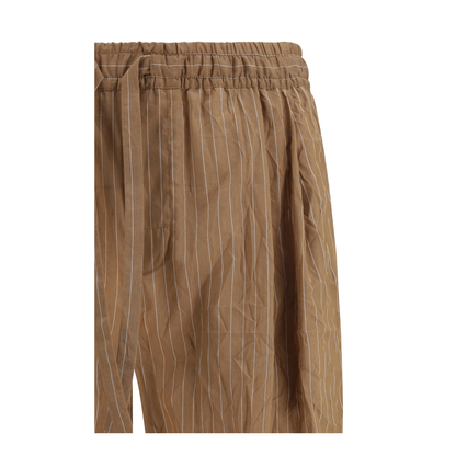 MAYFEYR - Dolce & Gabbana - Vanity Pants In Striped Froissé Fabric - GP1N9TFBMFT