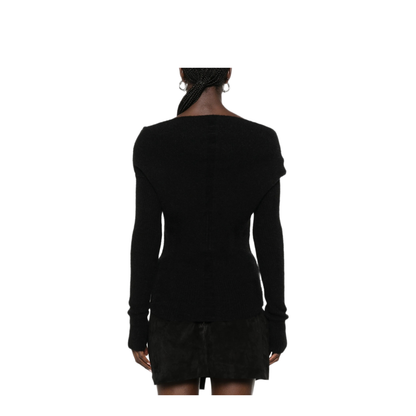 MAYFEYR - Rick Owens - Cowl Turtleneck Sweater - RP02F5675KWP09