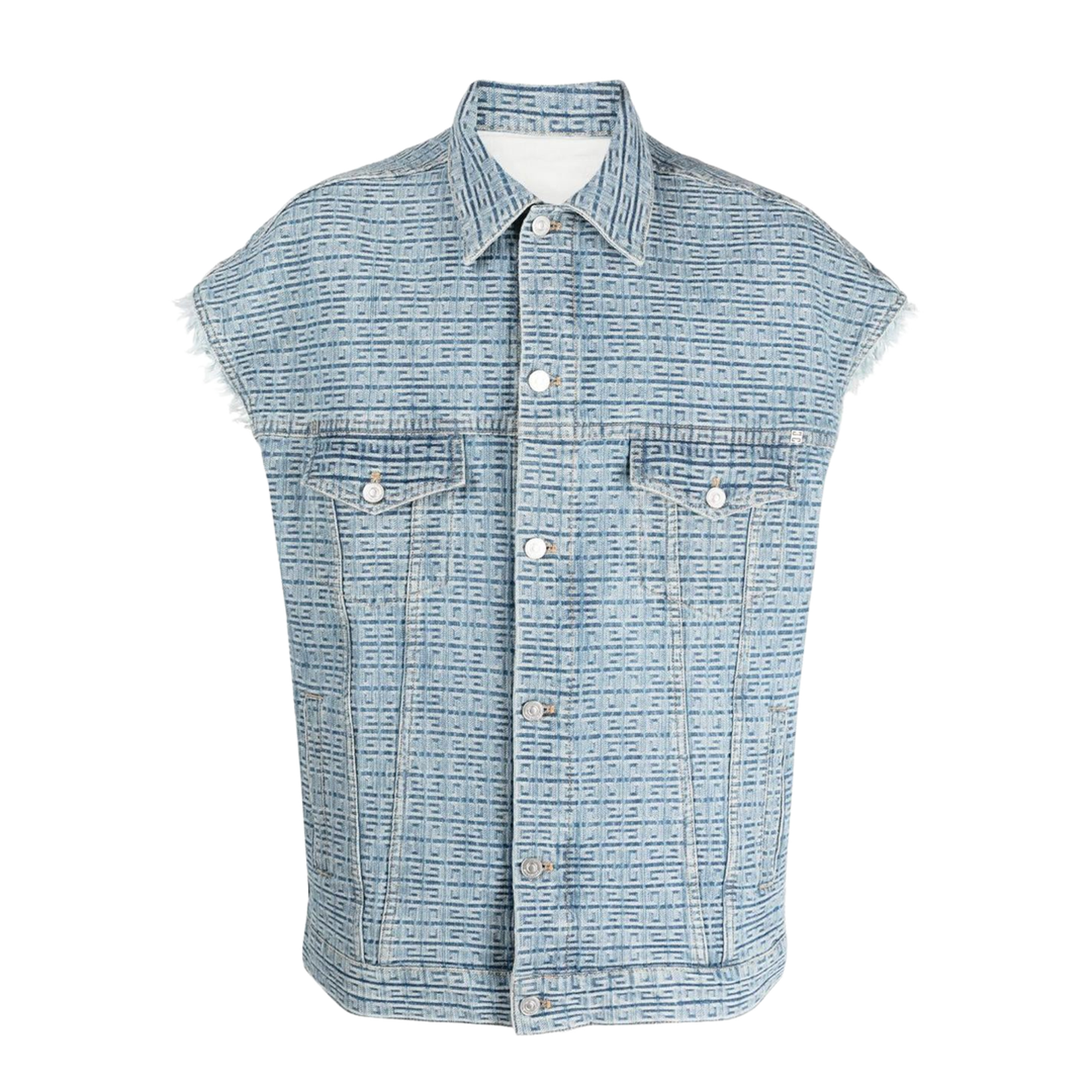 Clear Blue Denim Gilet