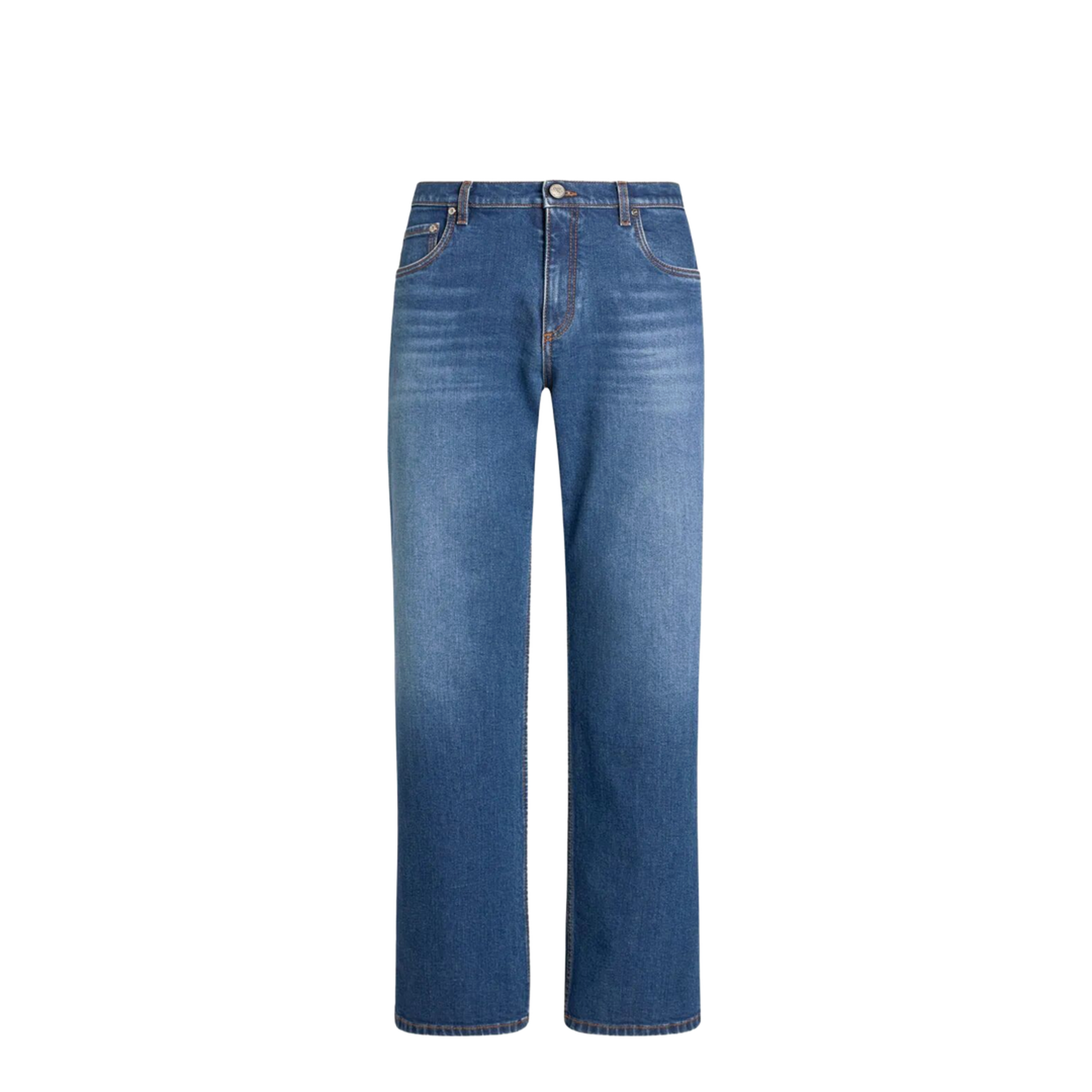 MAYFEYR - Etro - Straight-Leg Jeans With Pegaso - MRNB0021AD298