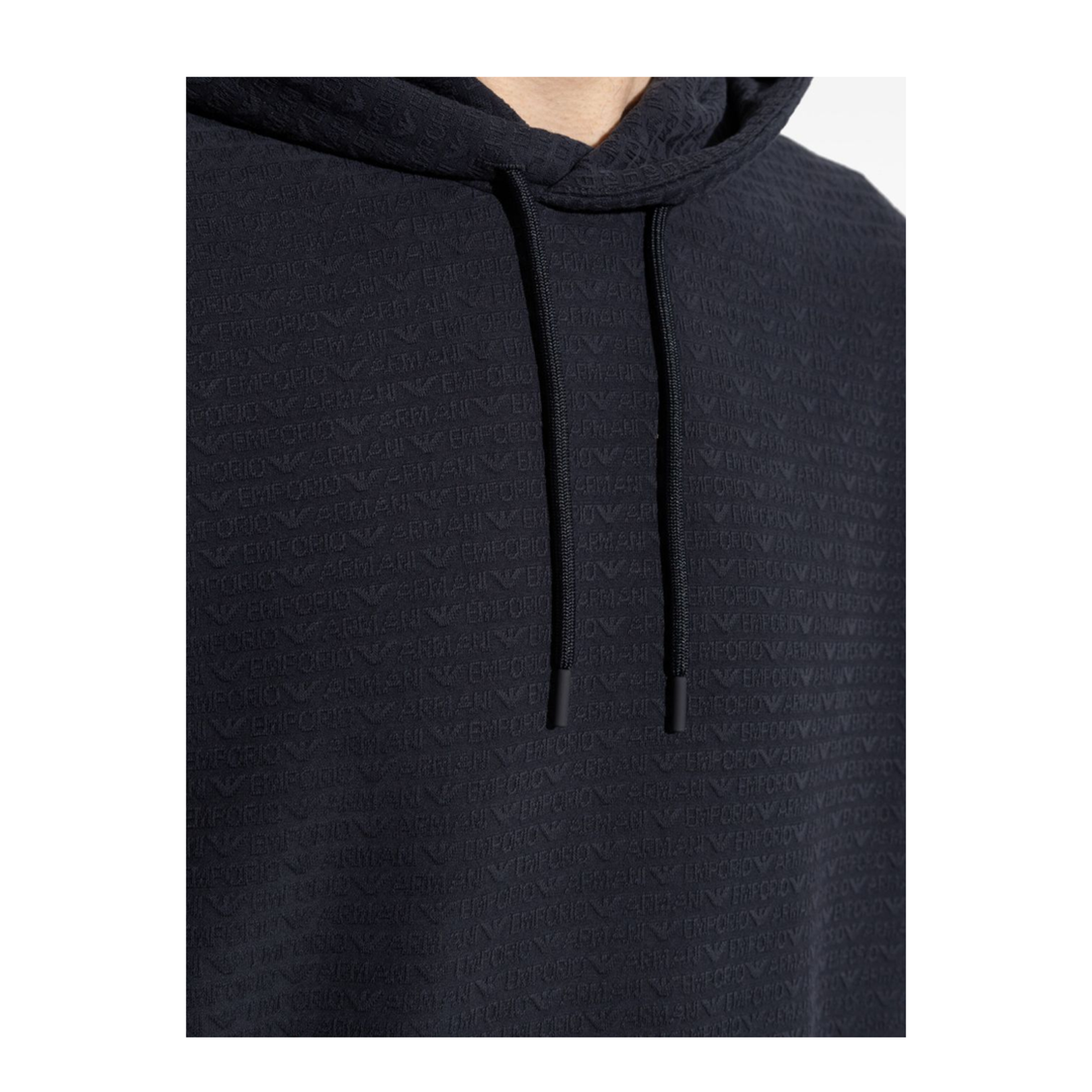 Hooded Sweatshirt with All-Over Lettering