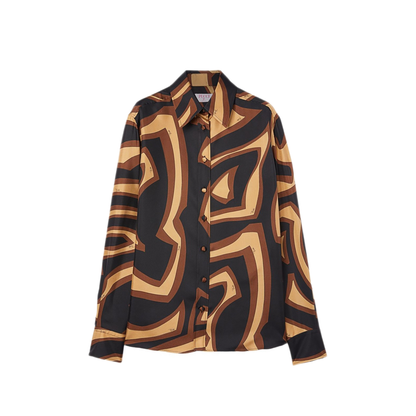 MAYFEYR - Pucci - Labyrinth Print Silk Shirt - 5URJ095U741049
