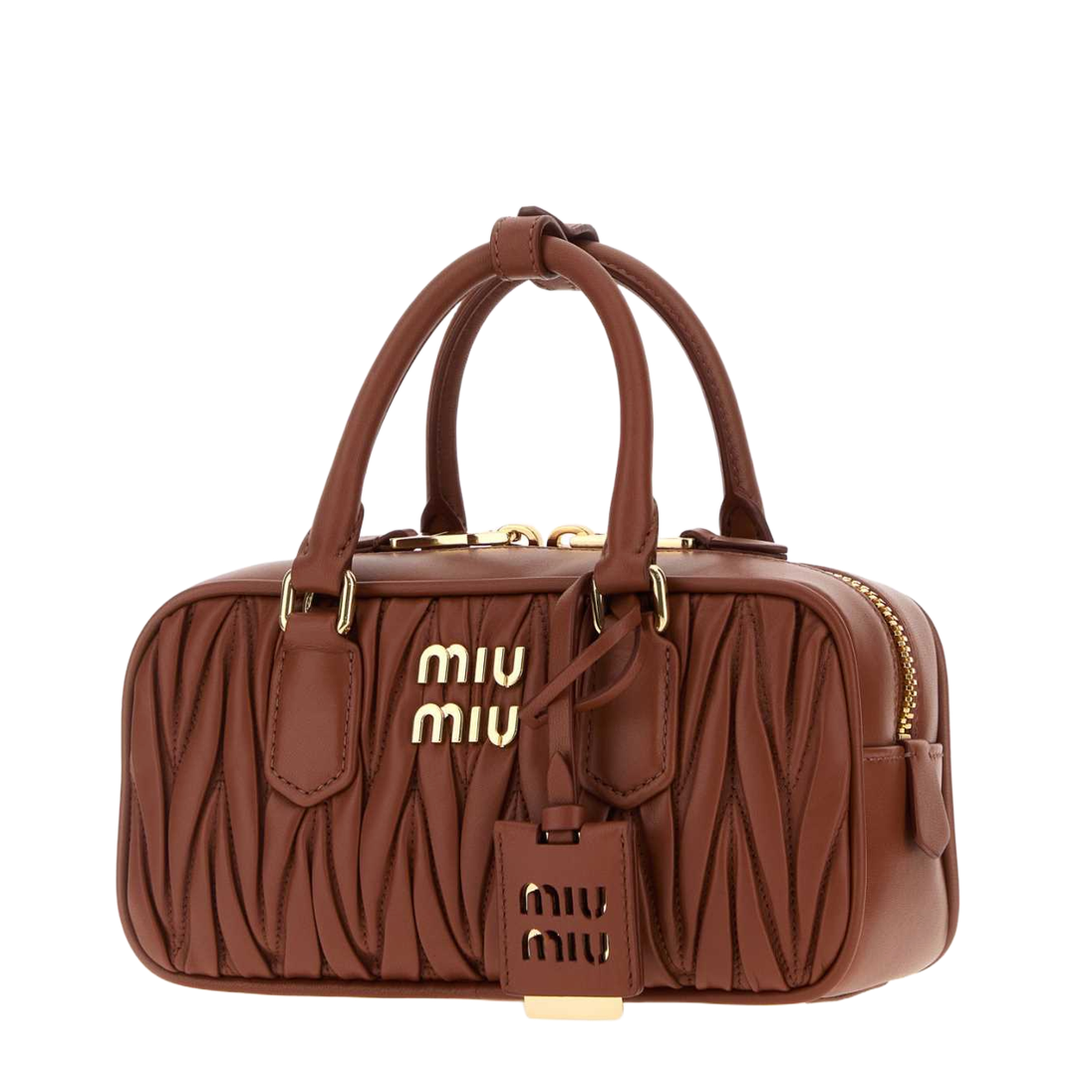 MAYFEYR - Miu Miu - Arcadie Bag In Matelassé Leather - 5BB142VOONAN88F0033