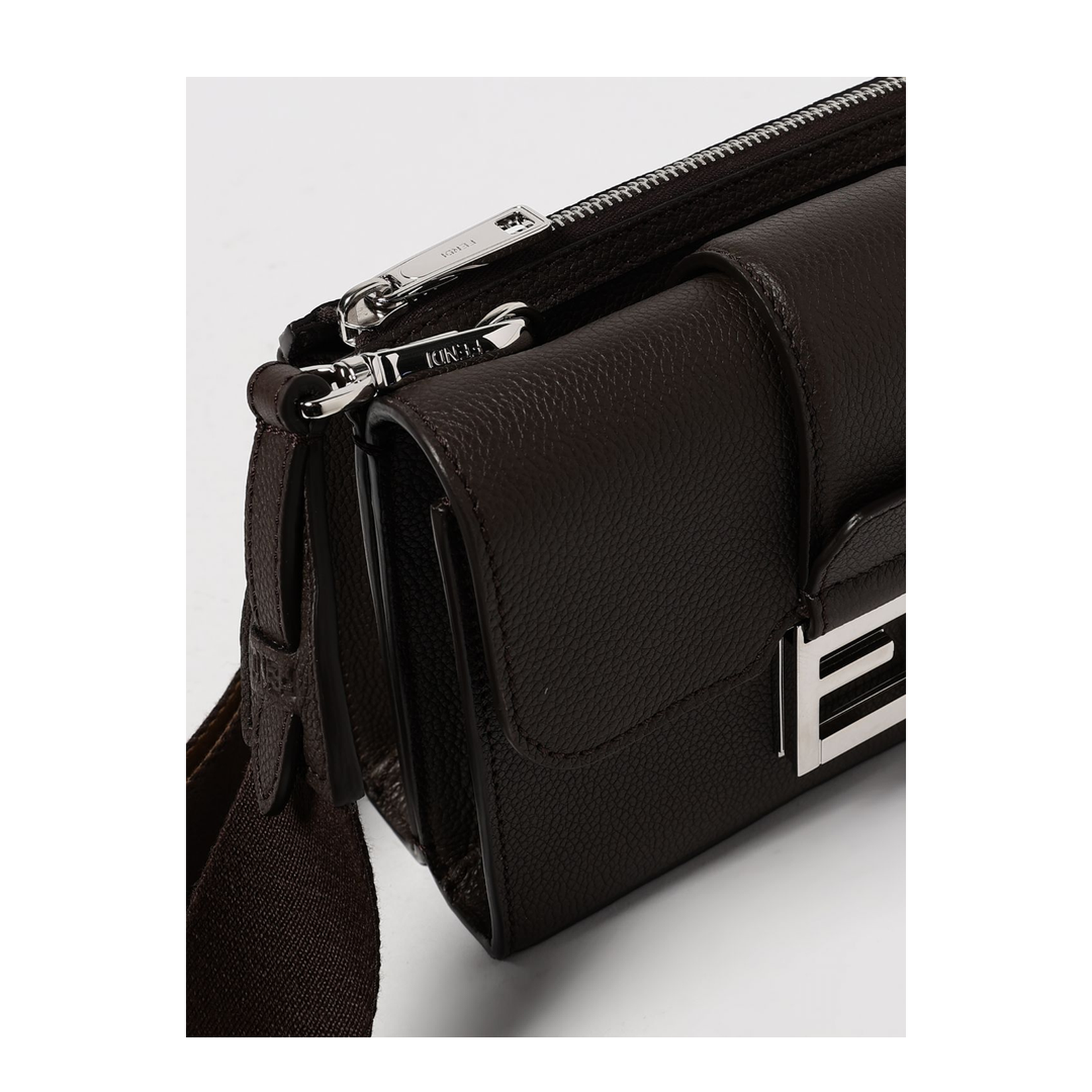 Double Baguette Leather Brown