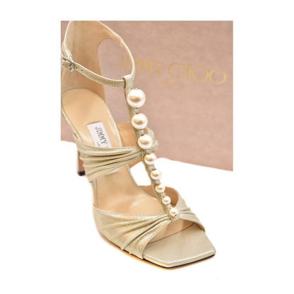 MAYFEYR - Jimmy Choo - Sandals Platinum - AURA95/37XHG/222