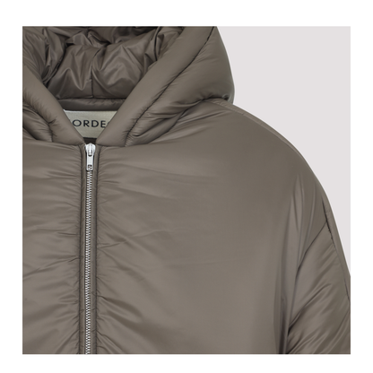 MAYFEYR - MORDECAI - Mud Brown Hoodie Puffer - 25A96MRU02825