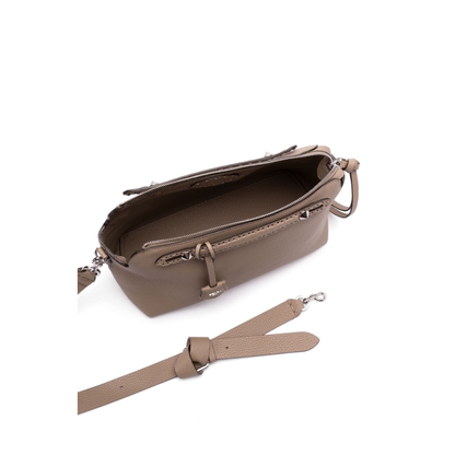 By The Way Selleria Large Calfskin Shoulder Bag - Dove Gray