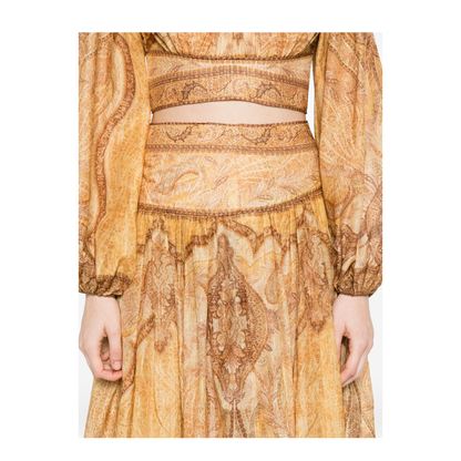 Women Skirt Mustard