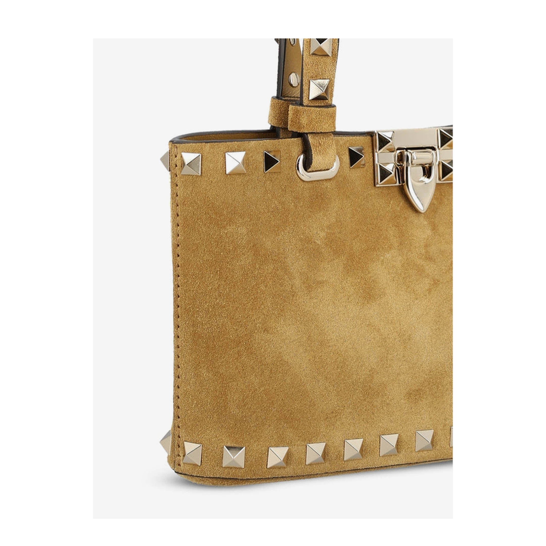 MAYFEYR - Valentino - Rockstud Mini Suede Shopping Bag - 9W2P0AT0KQQRDX