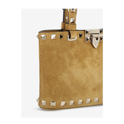 MAYFEYR - Valentino - Rockstud Mini Suede Shopping Bag - 9W2P0AT0KQQRDX