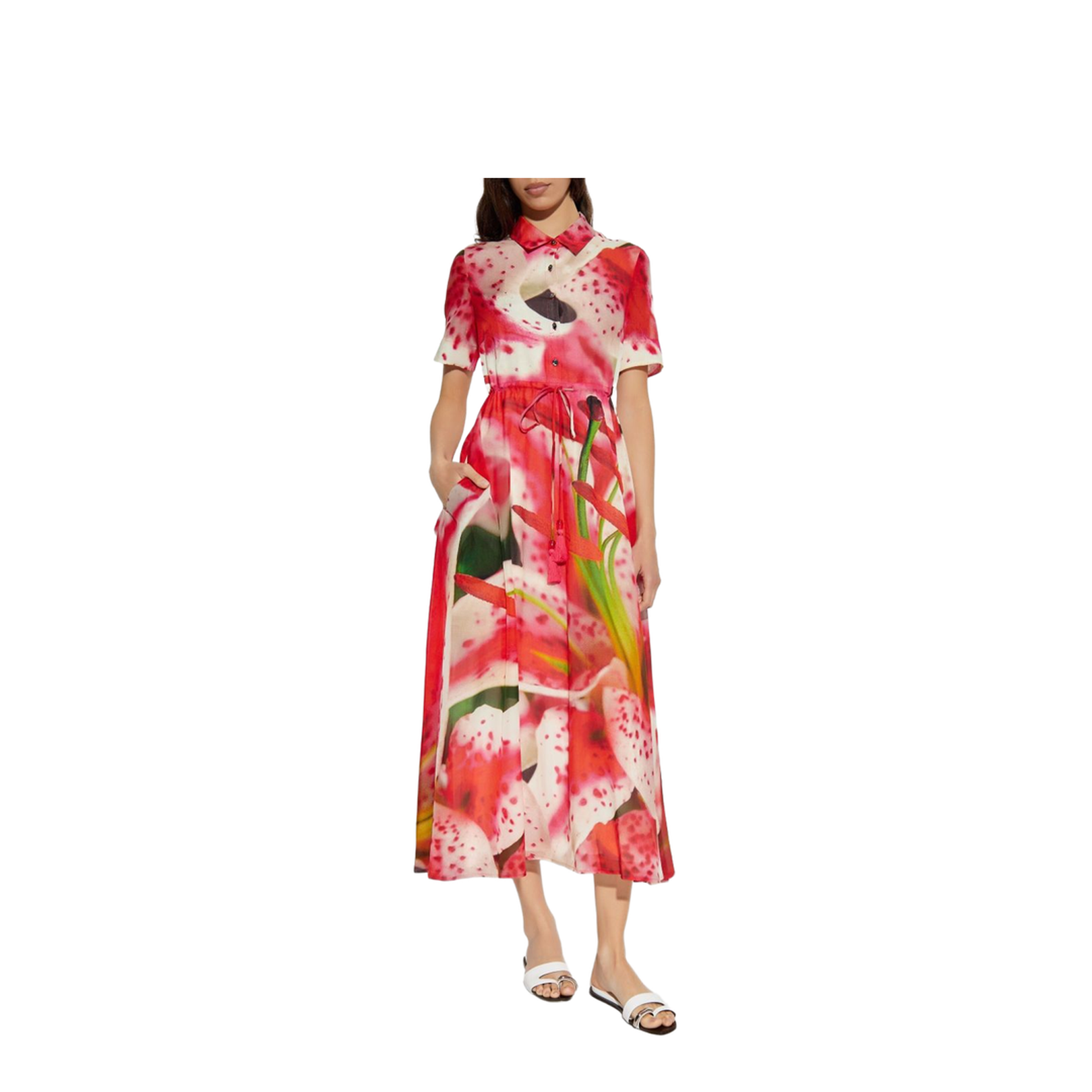 Fuchsia Shirtdress