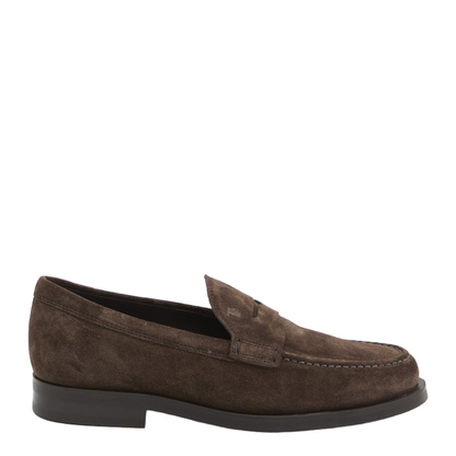 Brown Loafers in Suede