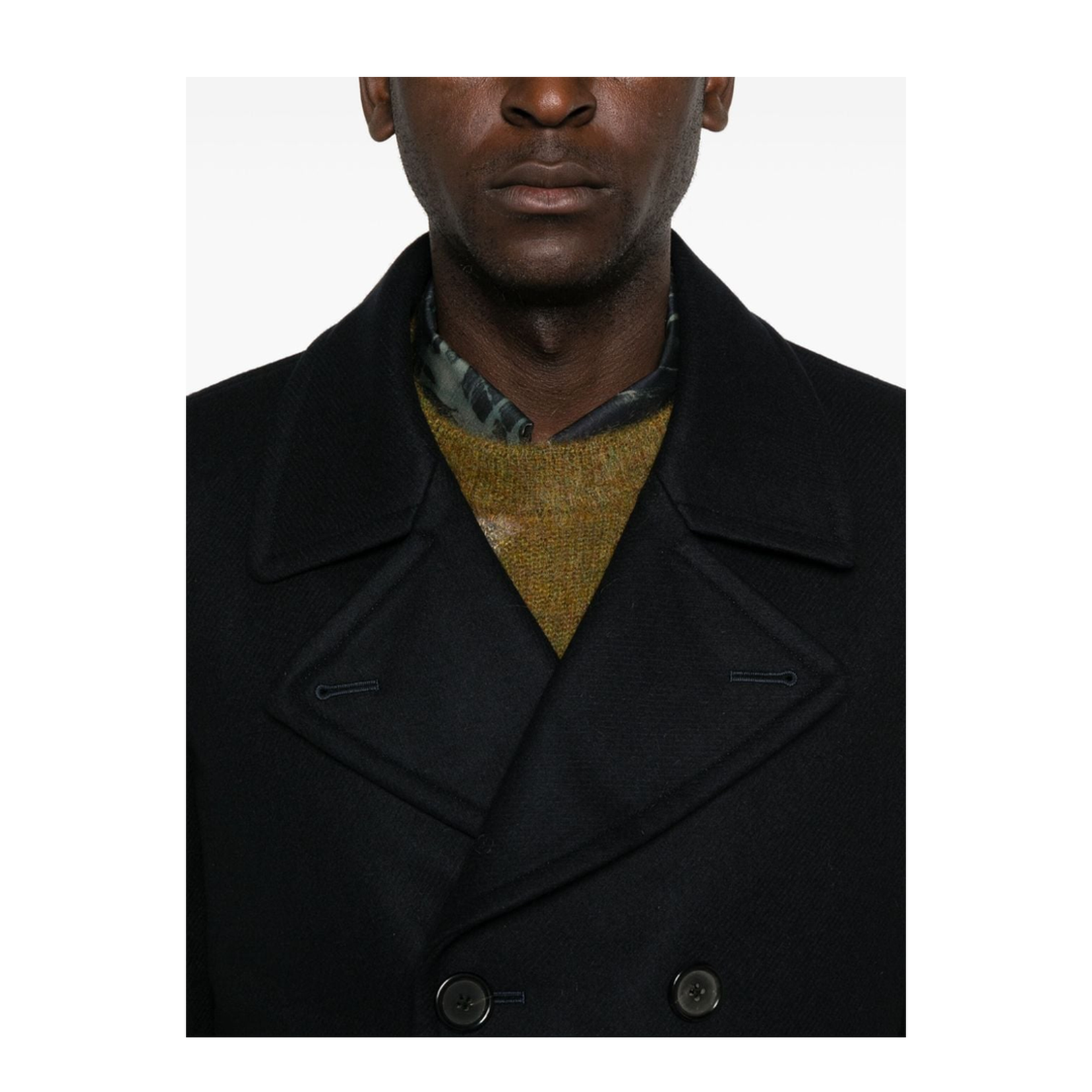 Wool Double-Breasted Coat