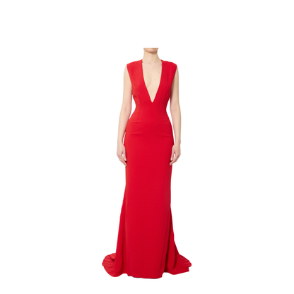 MAYFEYR - Solace London - Althea Maxi Dress - OS47005RED