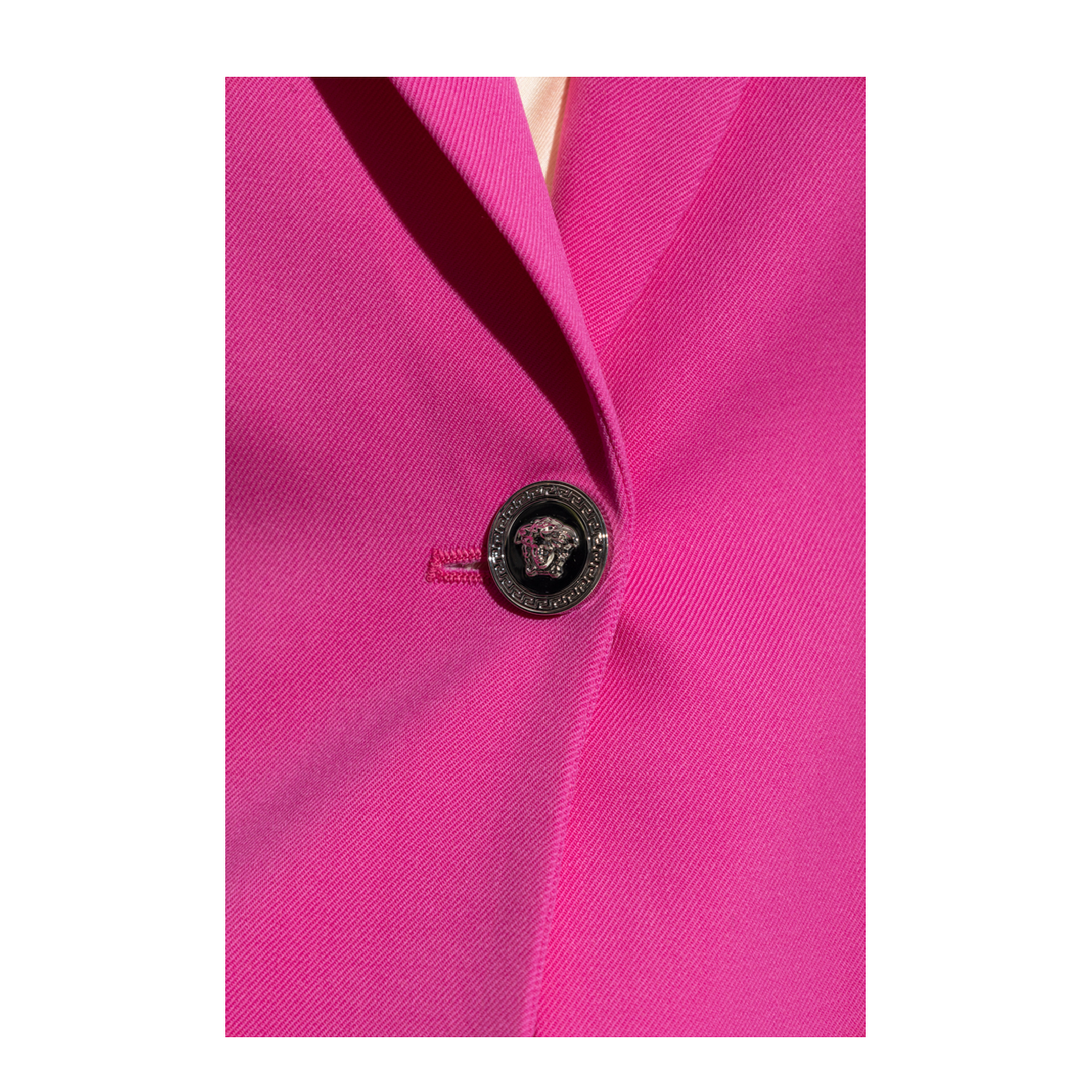 Wool Blazer with Closed Lapels