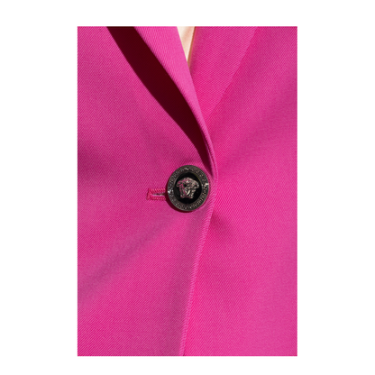 Wool Blazer with Closed Lapels