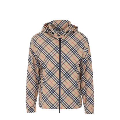 MAYFEYR - Burberry - Beige Jacket With Frontal Zip Closure - 8121319