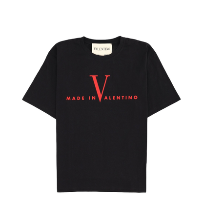 Cotton T-Shirt with Made In Print