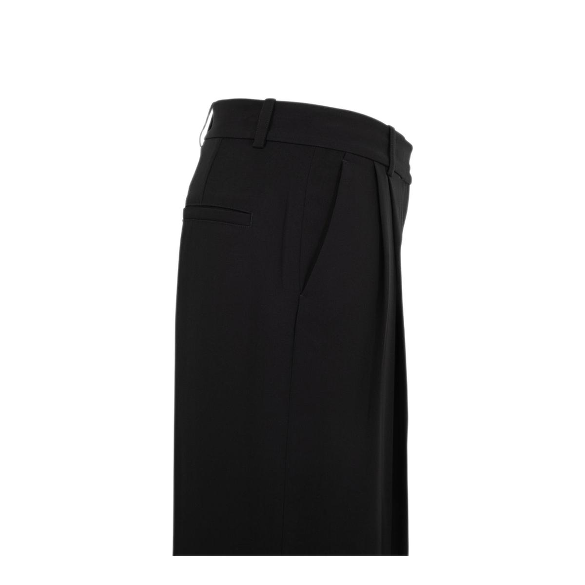 MAYFEYR - Toteme - Black Double Pleat Trousers - 264WRB0289FB0816001