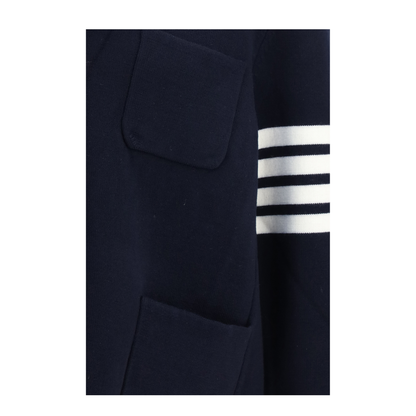 MAYFEYR - Thom Browne - Single Breasted Wool Jacket With Four Bar Detail - MKJ024D00014415