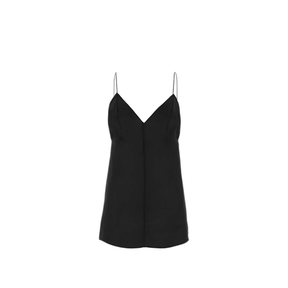MAYFEYR - Khaite - Black Silk Talsie Top - 23963002W3002200