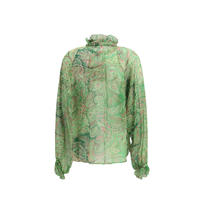 MAYFEYR - Etro - Paisley Ruffled Shirt - WRIA0109AKI48X0892