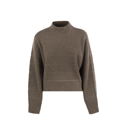 Cashmere and Wool Turtleneck Sweater