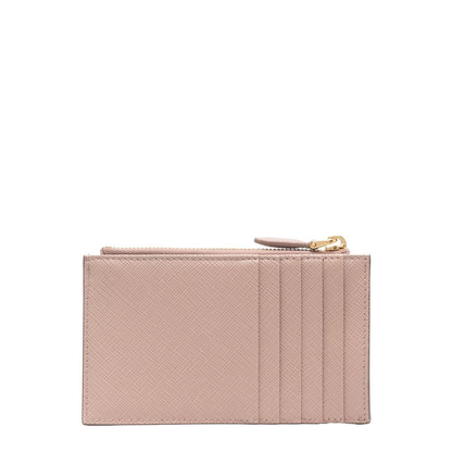 Saffiano Leather Card Holder - Cipria