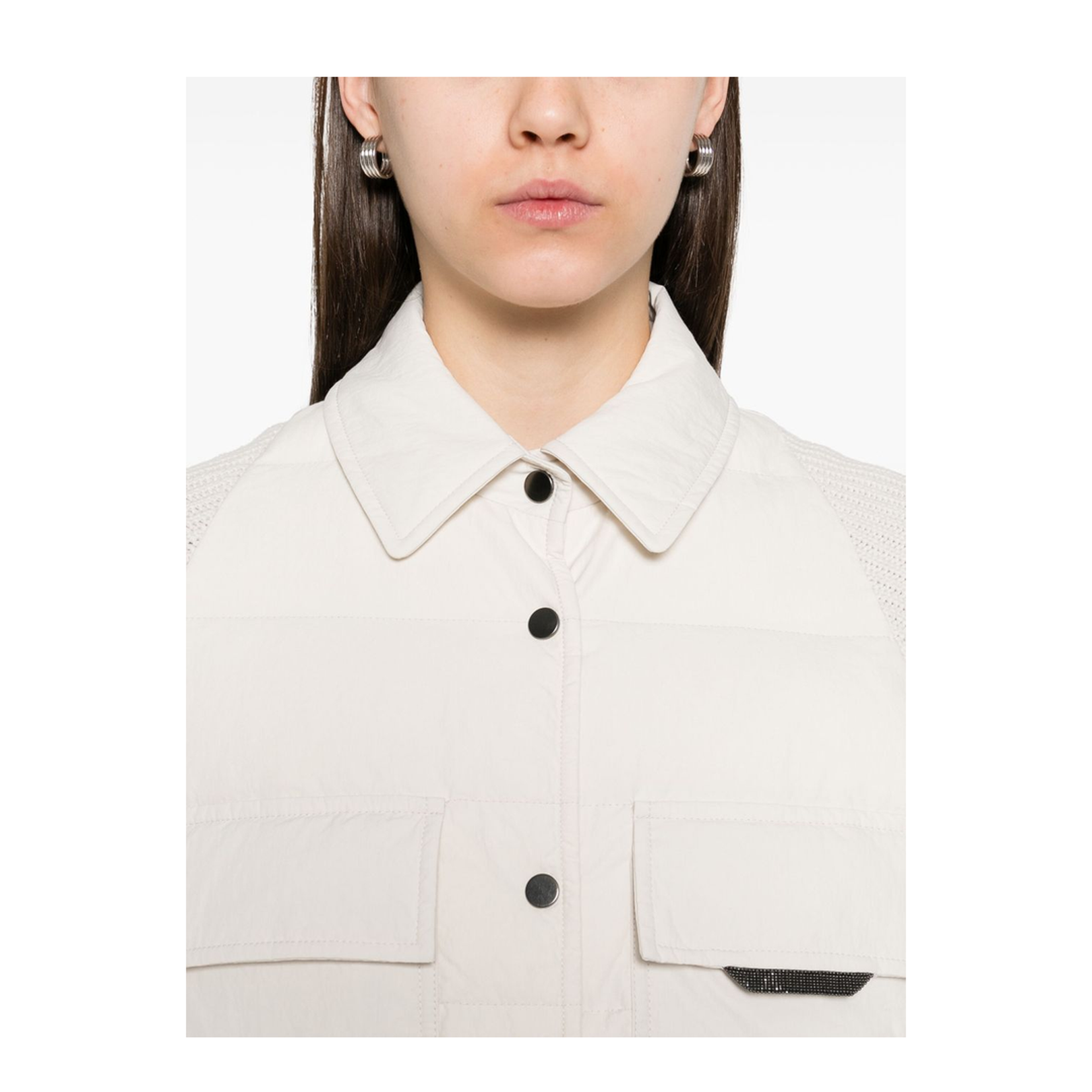 Two-Material Down Jacket