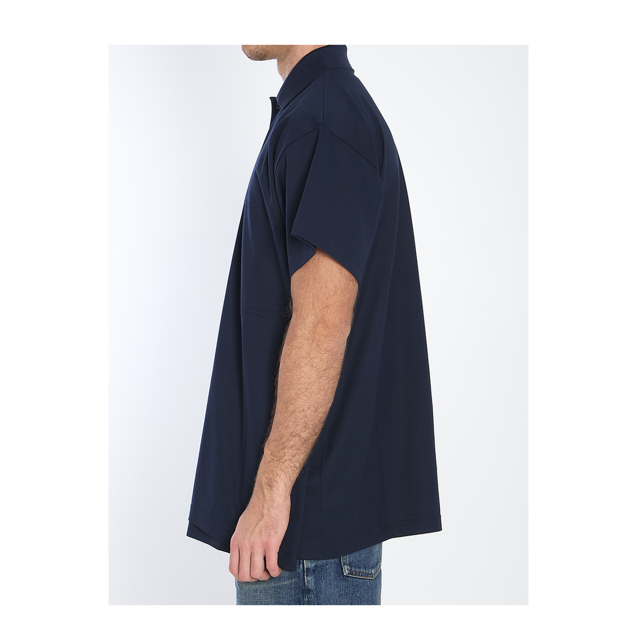 Interwined Cotton Polo Shirt