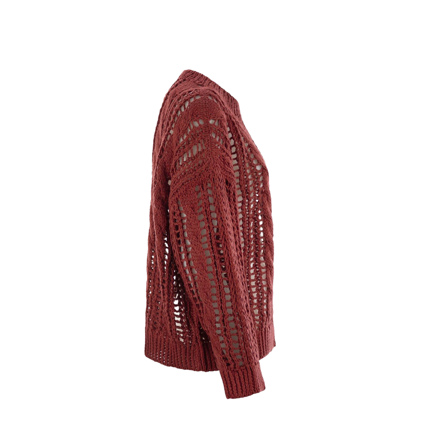 Cable & Mesh Jute and Cotton Jersey