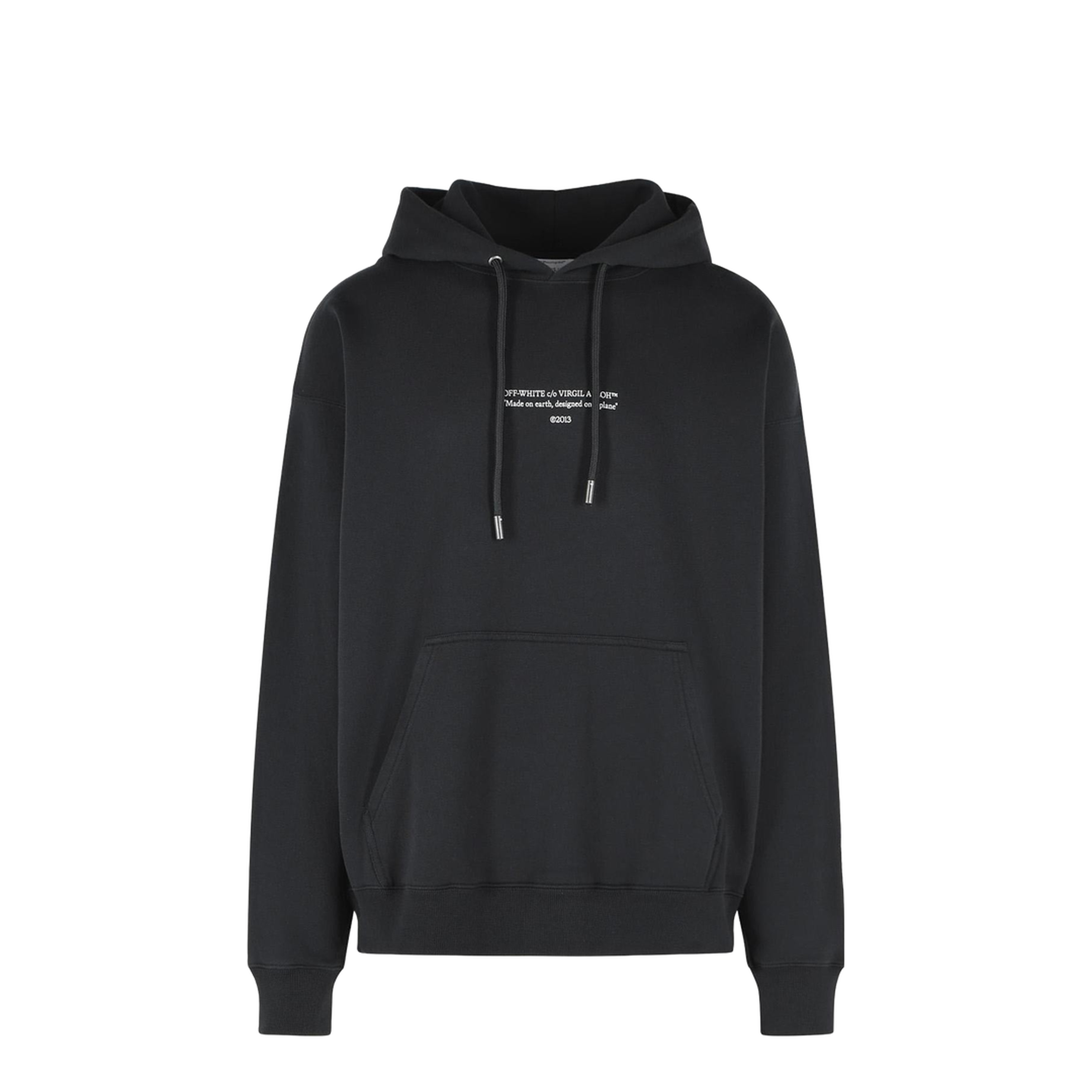MAYFEYR - Off-White - Statement Black Cotton Sweatshirt - 44MBB085S26F009001