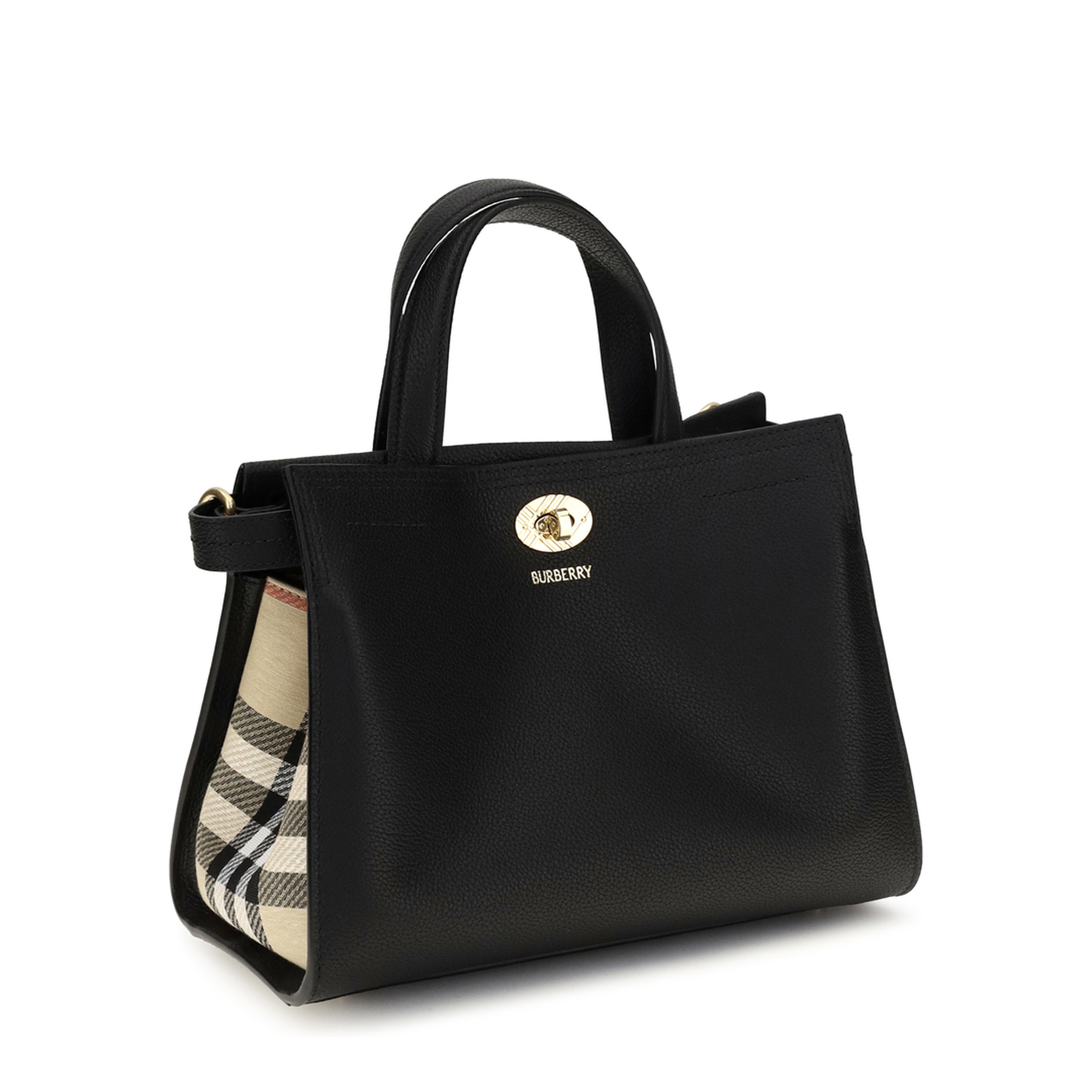 MAYFEYR - Burberry - Mini Cotswolds Check Top Handle Bag - 8129092