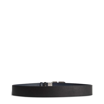 Reversible Leather Belt - Black