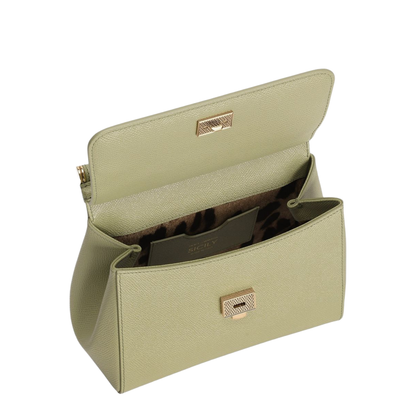 Sicily Medium Calfskin Handbag - Verde