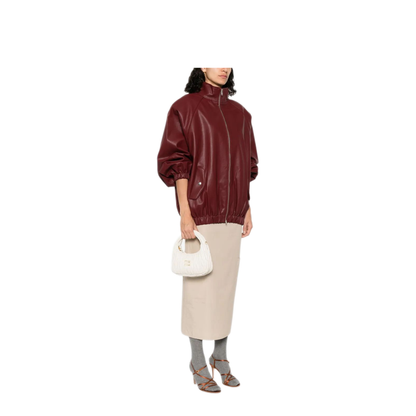 Wander Small Matelassé Nappa Leather Hobo Bag - White