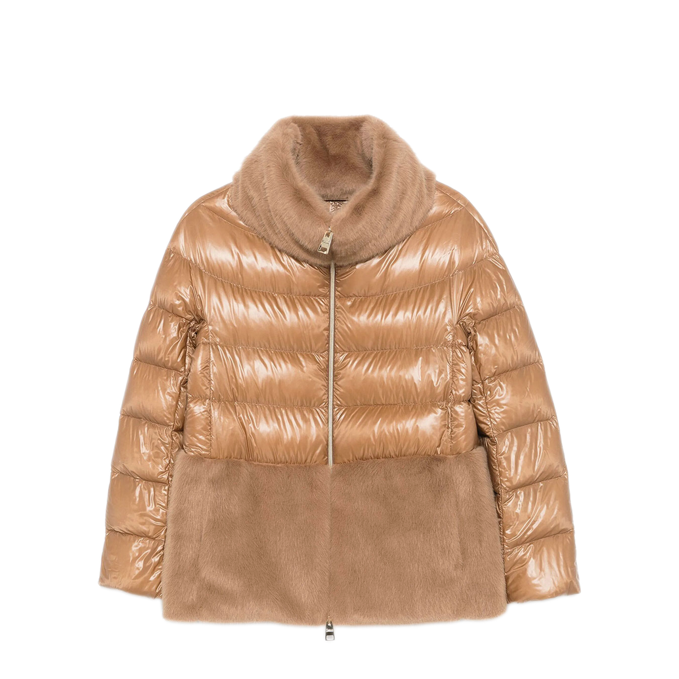 MAYFEYR - Herno - Ultralight Nylon And Alternative Fur Cape - PI001933D12017Z