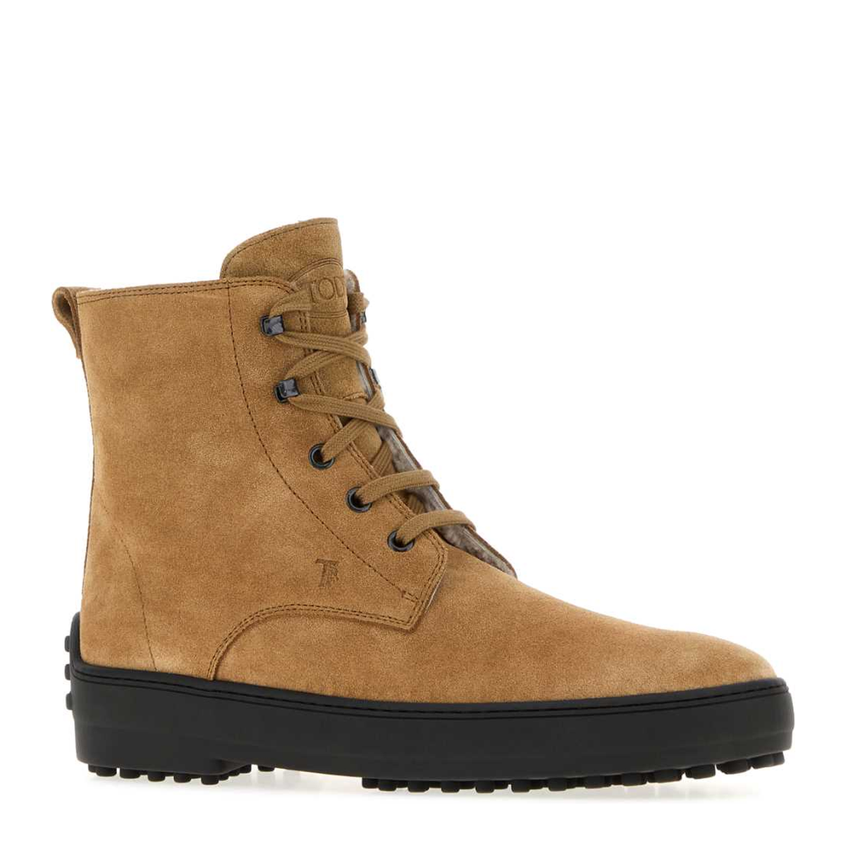 MAYFEYR - Tod's - Beige Suede Winter Ankle Boots - XXW84L0KR91RE0S816