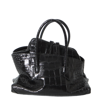 MAYFEYR - The Attico - La Passeggiata Top Handle Black Bag Mini - 260WAH00063155PR100