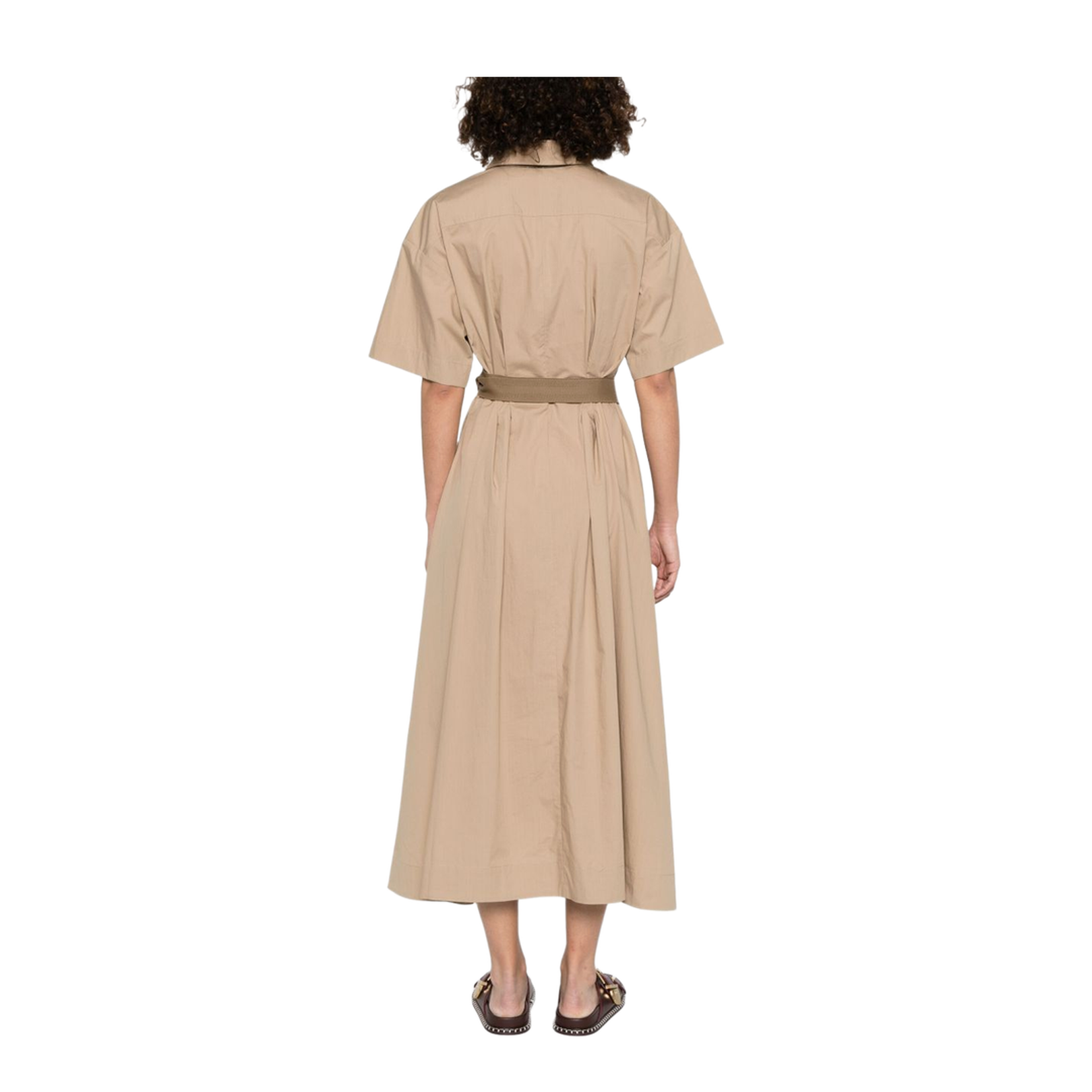 Poplin Midi Dress