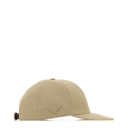 MAYFEYR - Prada - Sand Linen Baseball Cap - 2HC5042F7ZF0036