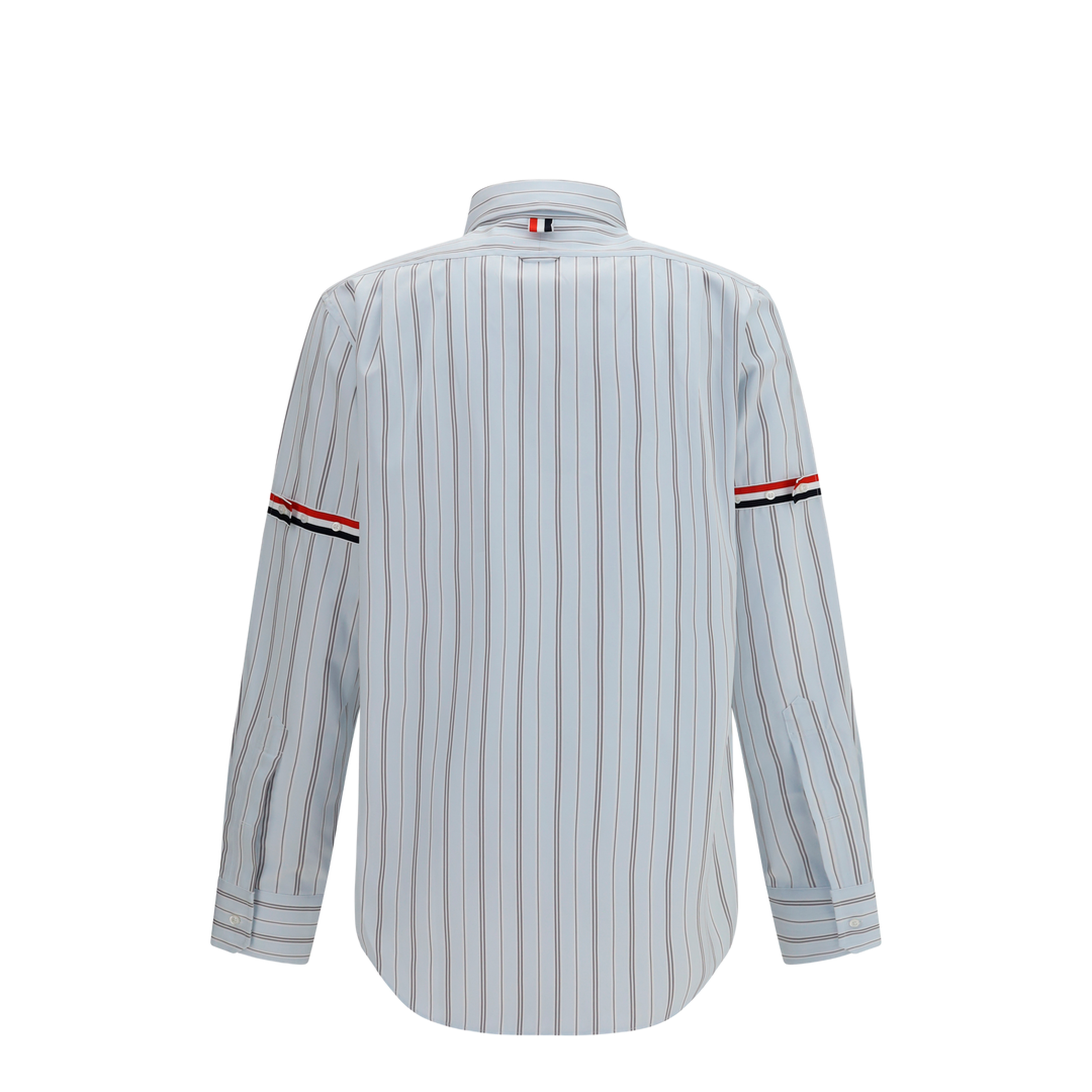 MAYFEYR - Thom Browne - Fine-Striped Grosgrain Poplin Shirt - MWL301OF1223