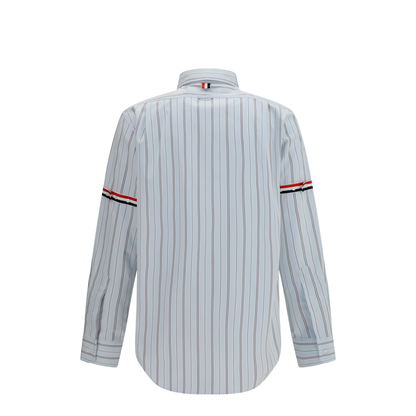 MAYFEYR - Thom Browne - Fine-Striped Grosgrain Poplin Shirt - MWL301OF1223