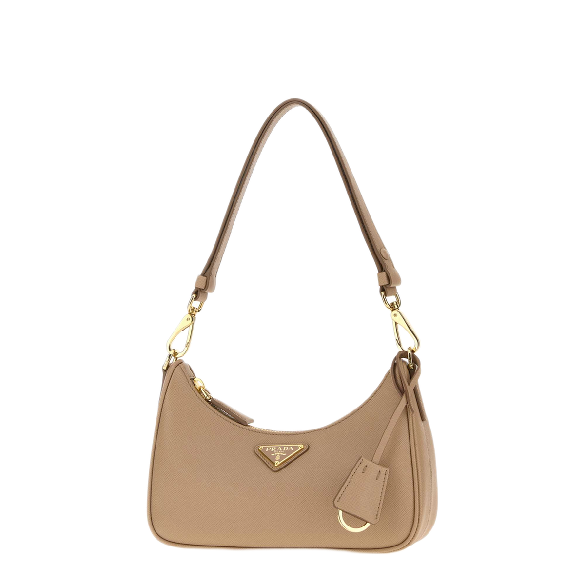 MAYFEYR - Prada - Beige Leather Mini Shoulder Bag - 1BC204VDOMNZVF0MUH