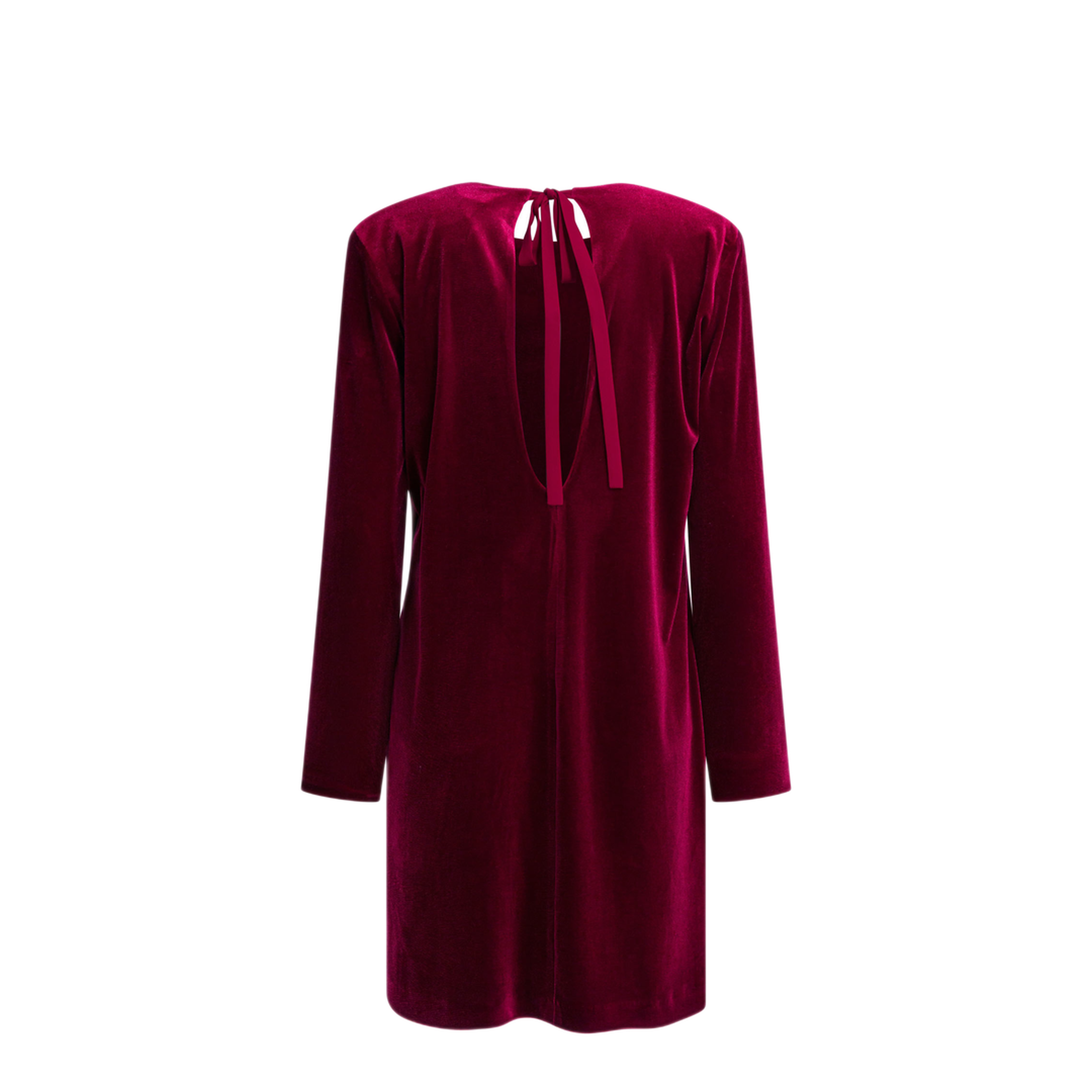 MAYFEYR - Semper - Short Velvet Dress - 45874385RUBINO