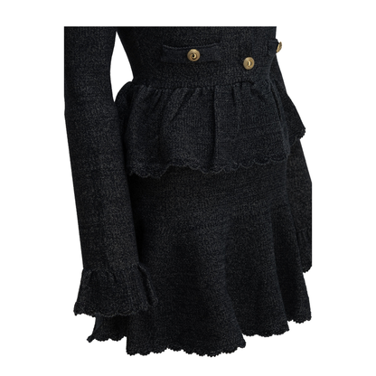 MAYFEYR - Self Portrait - Short Knit Dress - AW26085SCNNAVY